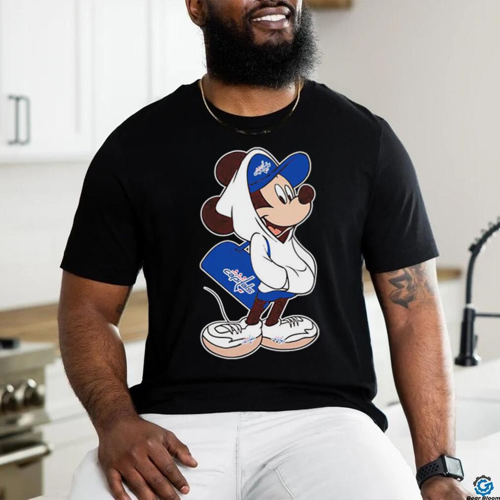 Washington Capitals NHL X Disney Mickey Mouse cartoon shirt Washington Capitals NHL X Disney Mickey Mouse cartoon shirt