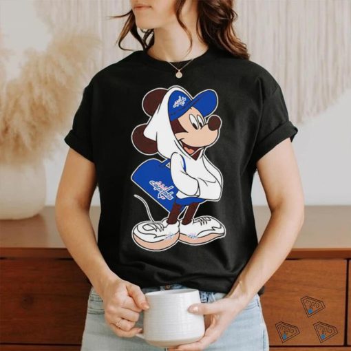 Washington Capitals NHL X Disney Mickey Mouse cartoon shirt