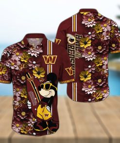 Mickey Mouse NFL Cincinnati Bengals Stars Pattern Hawaiian Shirt