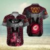 Tampa Bay Buccaneers NFL Hibiscus Pattern 3D Hawaiian Shirt Custom Name Gift For Fans