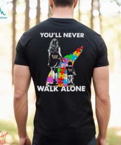 Washington Commanders You’ll Never Walk Alone Mom And Son Autism T Shirt
