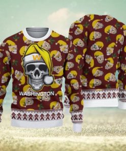 Christmas Gift San Francisco 49ers Skull Pattern 3D Ugly Christmas Sweater  For Men And Women