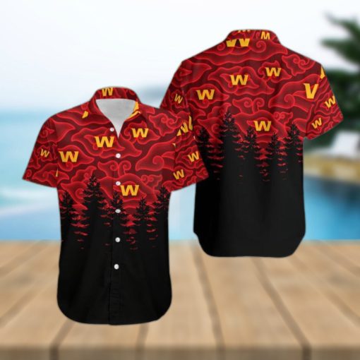 Washington Football Team Ninja Cloud Blackest Hawaiian Shirt Holiday Gift For Halloween