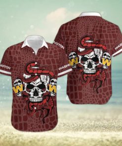 Washington Football Team Snake And Skull Octopus Hawaiian Shirt Gift For Halloween