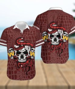 Washington Football Team Snake And Skull Octopus Hawaiian Shirt Gift For Halloween