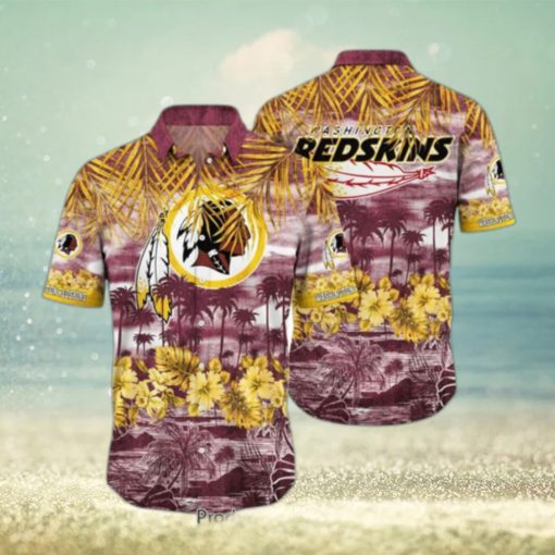 Washington Redskins NFL Hawaiian Shirt Style Tropical Pattern Summer For Awesome Fans Hot Trend 2023