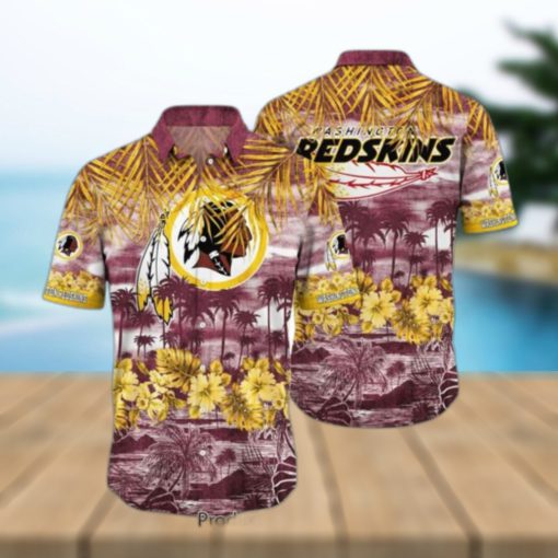 Washington Redskins NFL Hawaiian Shirt Style Tropical Pattern Summer For Awesome Fans Hot Trend 2023