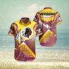 Washington Redskins NFL Hawaiian Shirt Tropical Print Sumer Gift For Fans Hot Trend 2023