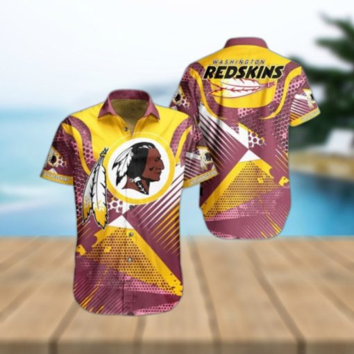 Washington Redskins NFL Hawaiian Shirt Summer Short Sleeve Button Down Shirt Perfect Gift For Big Fans Hot Trend 2023