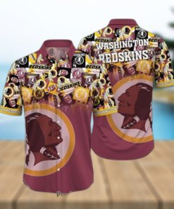 Washington Redskins NFL Hawaiian Shirt Trends Summer Short Sleeve Button Down Shirt For Sports Fans Hot Trend 2023