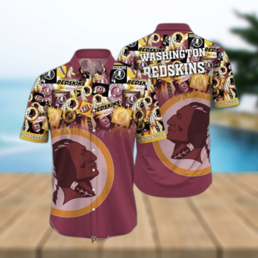 Washington Redskins NFL Hawaiian Shirt Trends Summer Short Sleeve Button Down Shirt For Sports Fans Hot Trend 2023