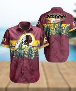 Washington Redskins NFL Hawaiian Shirt Tropical Pattern Graphic Gift For Fan NFL Enthusiast Hot Trend 2023