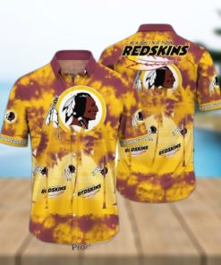 Washington Redskins NFL Hawaiian Shirt Tropical Pattern Graphic Short Sleeve Summer Gift For Fans Hot Trend