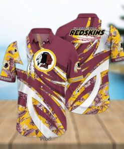 Washington Redskins NFL Hawaiian Shirt Tropical Pattern New Trend Summer For Sports Football Fans Hot Trend 2023