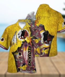 Washington Redskins NFL Hawaiian Shirt Tropical Print Sumer Gift For Fans Hot Trend 2023