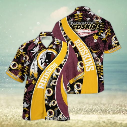 Washington Redskins NFL Hawaiian Shirt With Tropical Pattern For Your Loved Ones Hot Trend 2023