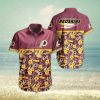 Washington Redskins NFL Summer Hawaiian Shirt Floral Pattern Graphic For Football NFL Enthusiast Hot Trend 2023