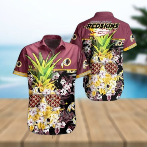 Washington Redskins NFL Tropical Pattern Pineapple Design Hawaiian Shirt New Trending For Men Women Hot Trend 2023