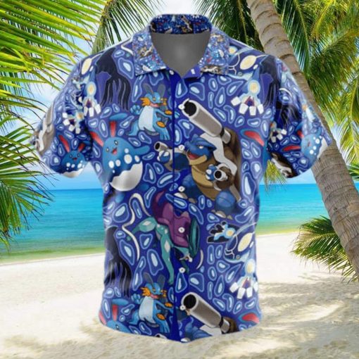 Water Pokemon Hawaiian Shirt Summer Gift For Friends