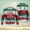 NFL Seattle Seahawks Wintertime 3D Custom Number And Name Ugly Christmas Sweater Black Gift For Fans