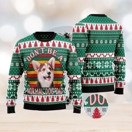 Welsh Corgi Dog Dad Ugly Christmas Sweater Christmas Noel Gift