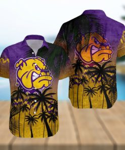 Western Illinois Leathernecks 3D Hawaiian Shirt Coconut Tree Tropical Grunge NCAA Summer Beach For Fans Gift