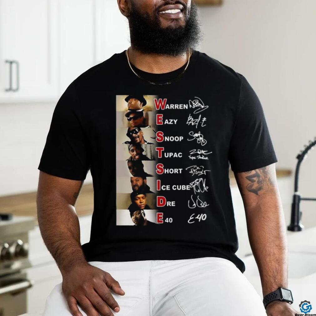 Westside Warren Eazy Snoop Tupac Short Ice Cube Dre E40 Signatures 2023 Shirt Westside Warren Eazy Snoop Tupac Short Ice Cube Dre E40 Signatures 2023 Shirt