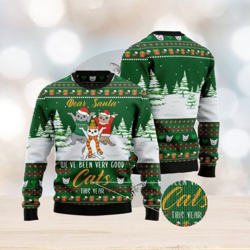 We‘re Been Very Good Cats This Year Ugly Christmas Sweater Christmas Noel Gift