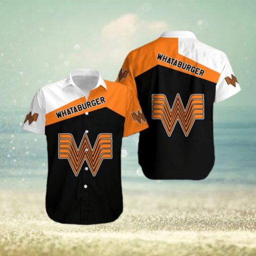 Whataburger Brand Ocean 3D Hawaiian Shirt For Summer