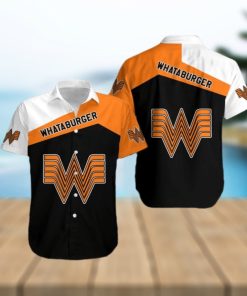 Whataburger Brand Ocean 3D Hawaiian Shirt For Summer