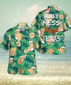 Whataburger Don’T Mess With Texas Tropical Hawaiian Shirt