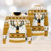 Jameson Puppy Snowflake Pattern Ugly Christmas Sweater Xmas Gift Men And Women Christmas Sweater