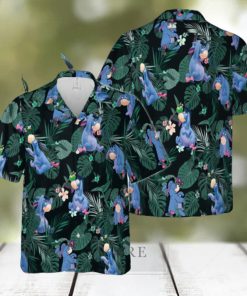 Winnie The Pooh Eeyore Hawaiian 3D Shirt For Men And Women Gift Short Sleeve Beach Shirt