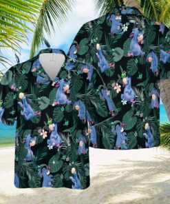 Winnie The Pooh Eeyore Hawaiian 3D Shirt For Men And Women Gift Short Sleeve Beach Shirt