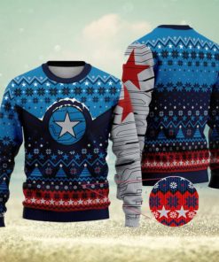 Winter Soldier Superhero Avengers Ugly Christmas Sweater Xmas Gifts