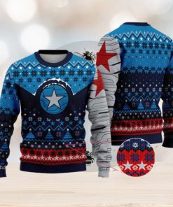 Winter Soldier Superhero Avengers Ugly Christmas Sweater Xmas Gifts