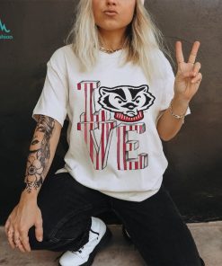 Wisconsin Badgers Tiny Turnip Toddler Love T Shirt White
