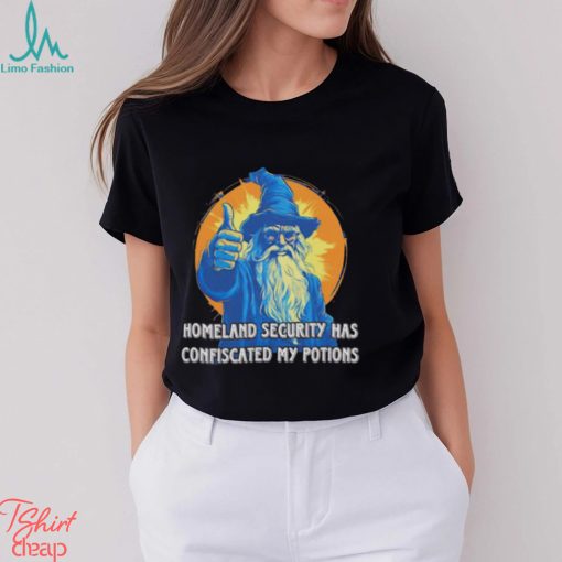 Wizard homeland security has confiscated my potions shirt