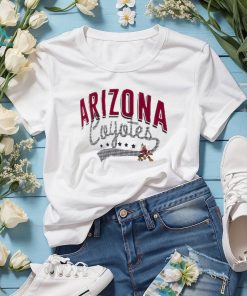 Women's Arizona Coyotes G III 4Her by Carl Banks White Filigree Logo V Neck T Shirt