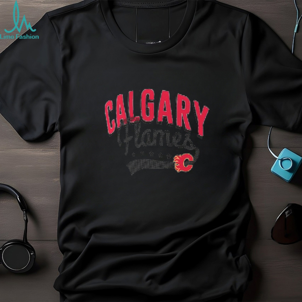 G-III 4Her by Carl Banks Calgary Flames Women's White Filigree