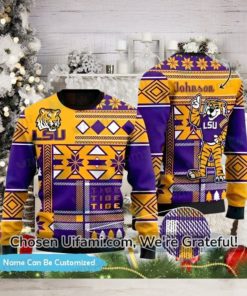 Womens LSU Sweater Personalized Inspiring Cool LSU Gifts