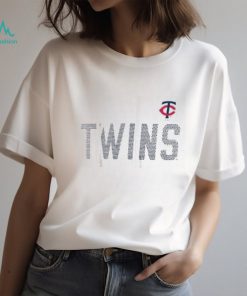 Women's Minnesota Twins G III 4Her by Carl Banks Gray Bedazzled Pullover Shirt