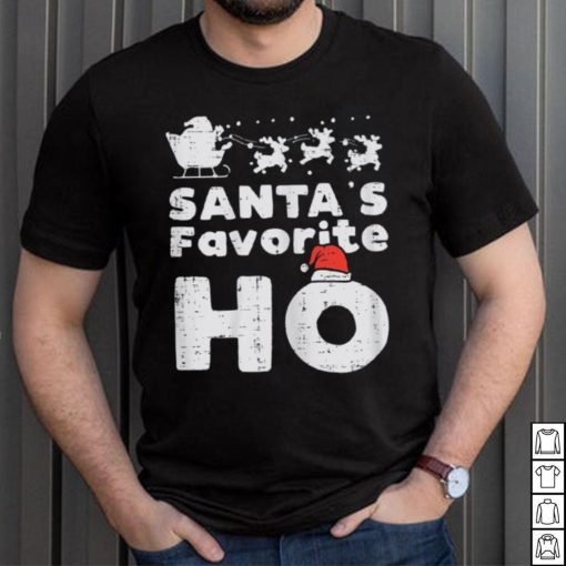 Womens Santas Favorite Funny Naughty Christmas Xmas Adult Women Shirt
