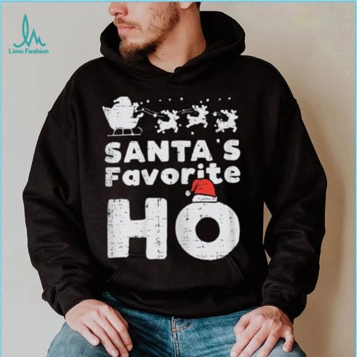 Womens Santas Favorite Funny Naughty Christmas Xmas Adult Women Shirt