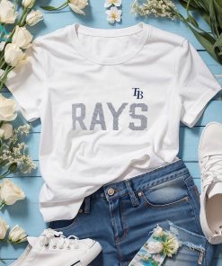 Tampa Bay Rays G-III 4Her by Carl Banks Women's Dot Print Fitted T-Shirt -  Navy