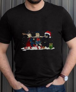 Wonder Woman Captain America Batman And Superman Christmas Shirt