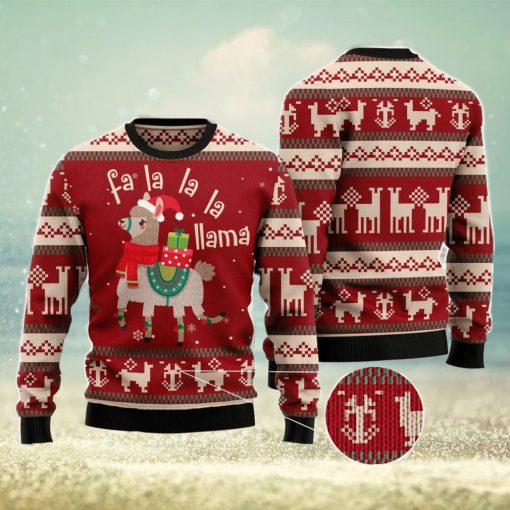 Xmas Gift Llama Lalala Men And Women Christmas Gift 3D Ugly Christmas Sweater