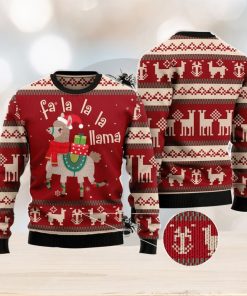 Xmas Gift Llama Lalala Men And Women Christmas Gift 3D Ugly Christmas Sweater