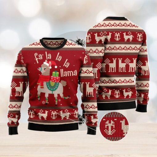 Xmas Gift Llama Lalala Men And Women Christmas Gift 3D Ugly Christmas Sweater