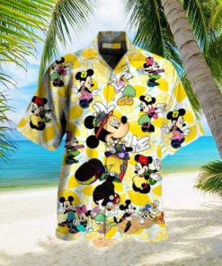 Yellow Lemon Mickey Mouse Hawaiian Shirt Summer Gift For Friend